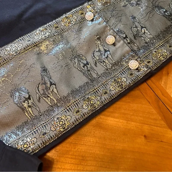 Vintage Panhandle Slim Metallic Top - Picture 3 of 4